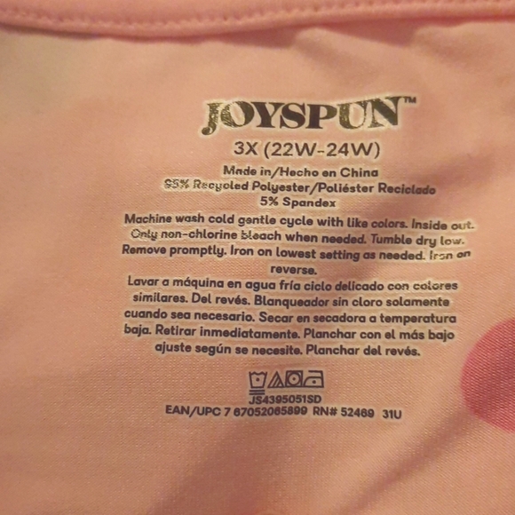 NEW 3x pink PJs set 💗 top bottom holiday - Picture 2 of 3